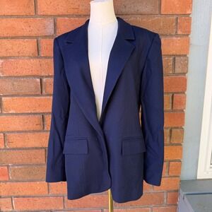 Pendleton Virgin Wool‎ Blazer One Button Vintage | Navy Blue | Womens Size 10